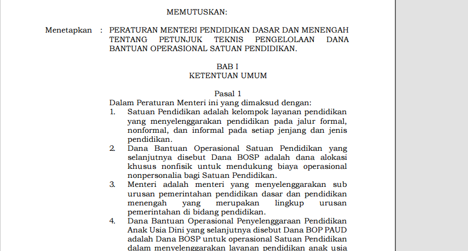 Panduan Implementasi Permendikdasmen No 8 Tahun 2025 dalam RKAS Sekolah