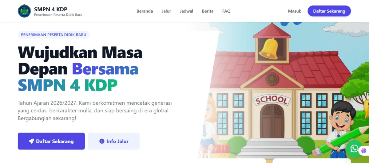 Source Code Aplikasi PPDB Online Berbasis Web (Laravel 12): Solusi Digital Penerimaan Siswa Baru yang Modern & Responsif